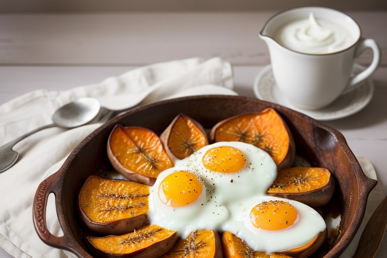 Sweet Potatoes au Gratin