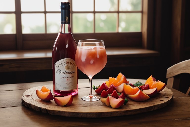 Rosé sangria