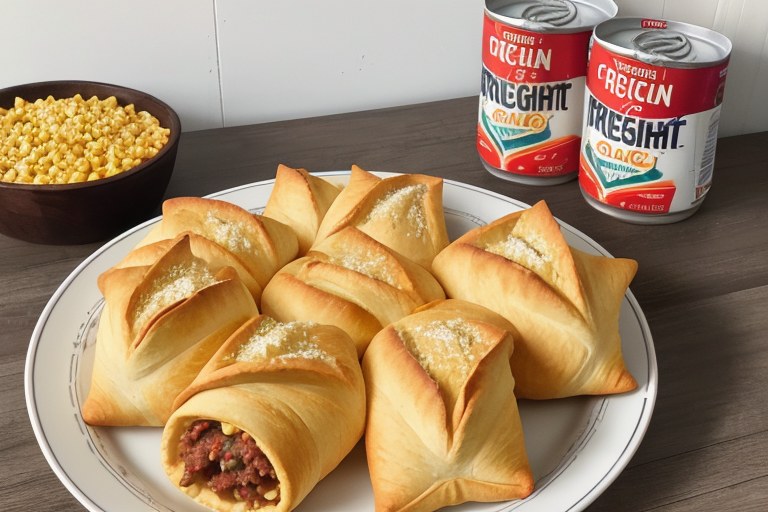 Crescent Roll Taco Bake