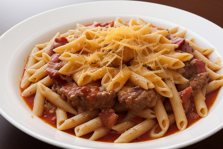 Bacon Cheeseburger Pasta